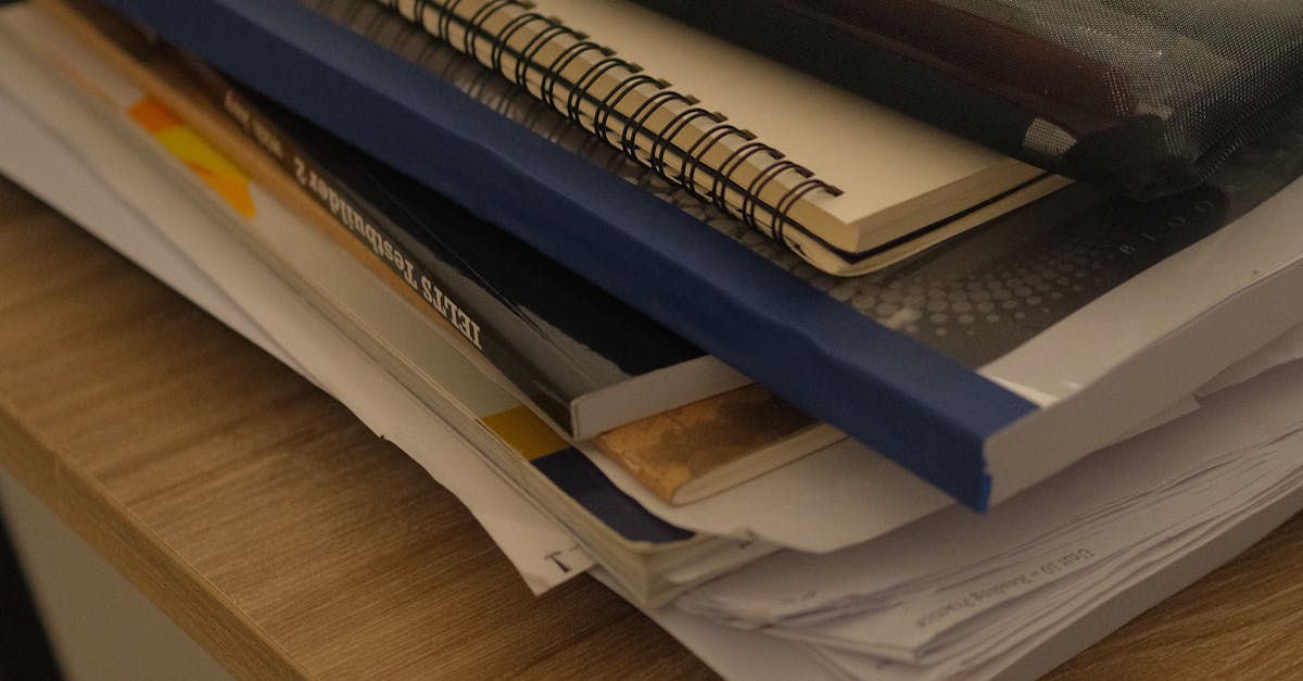 A4 paper stack notebook