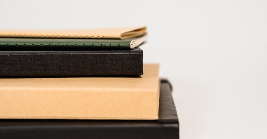 A4 paper stack notebooks
