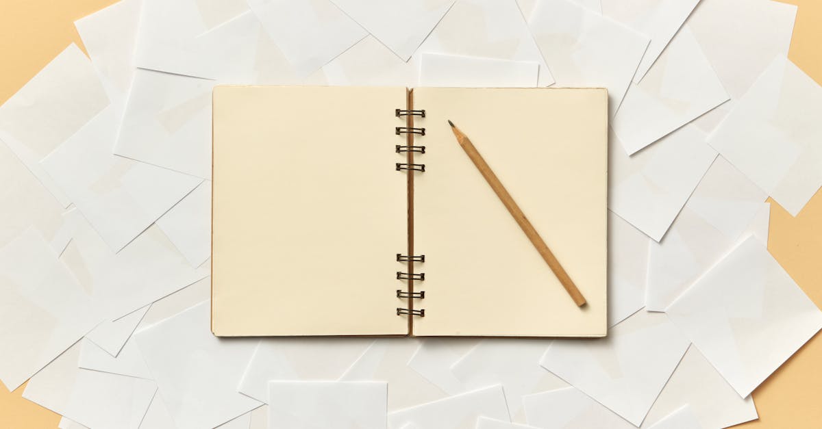 blank notebook stack