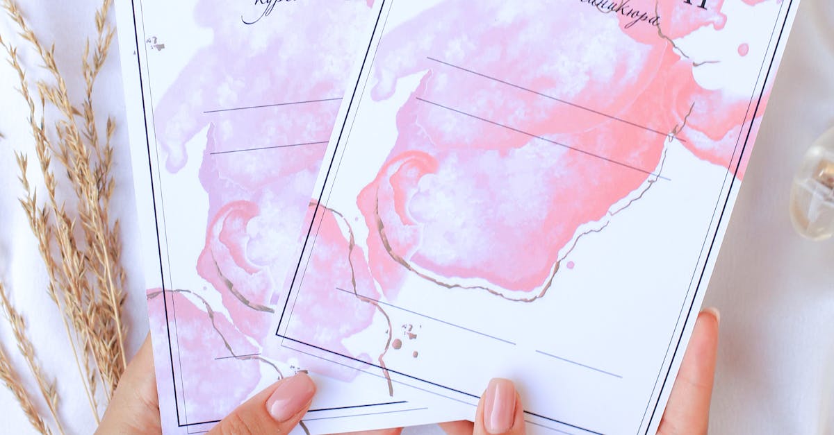 certificate printing close up