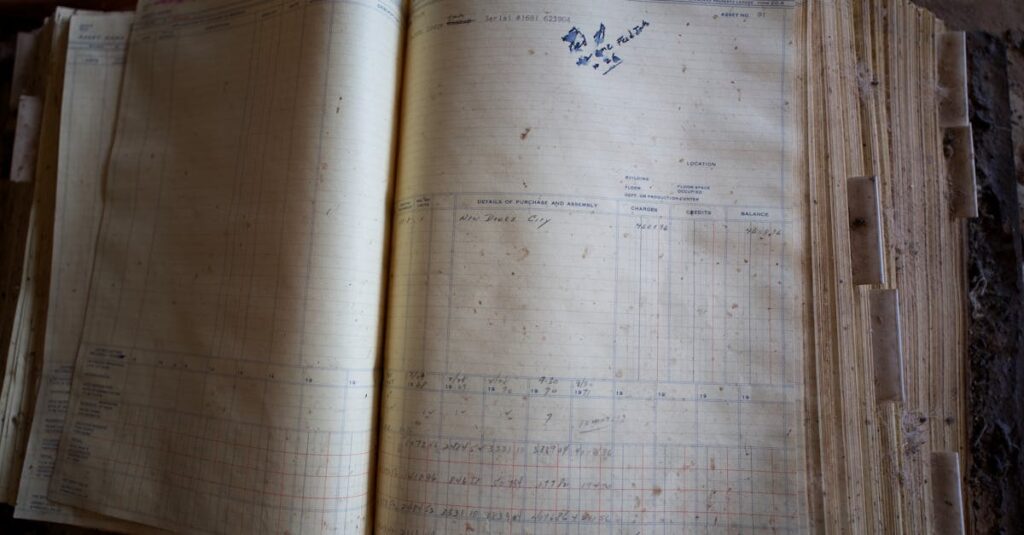 office day book ledger