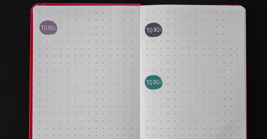 notebook page design