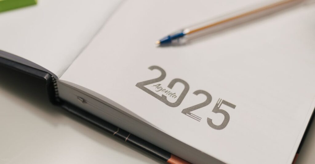 corporate diary pen set