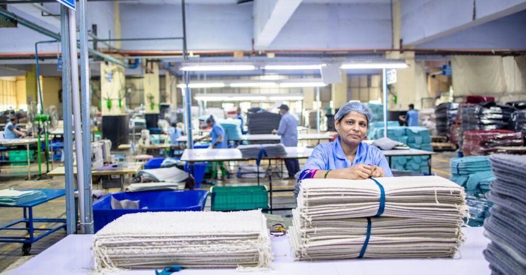 stacked notebooks factory