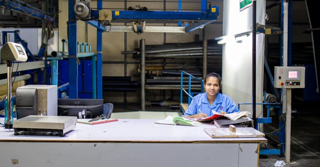 notebook manufacturing factory