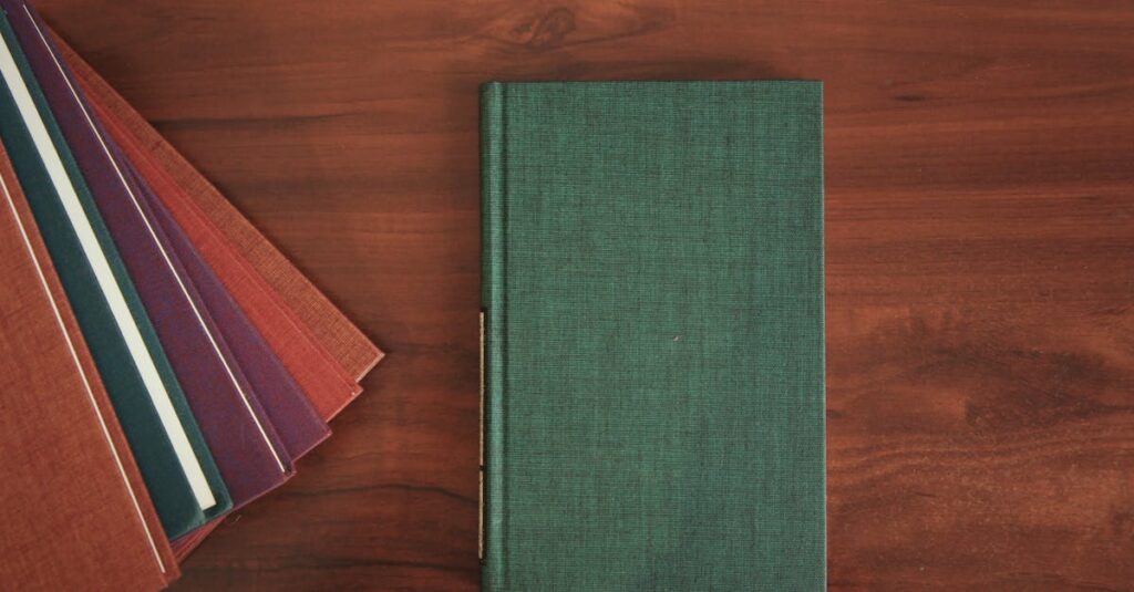 hardcover notebook binding