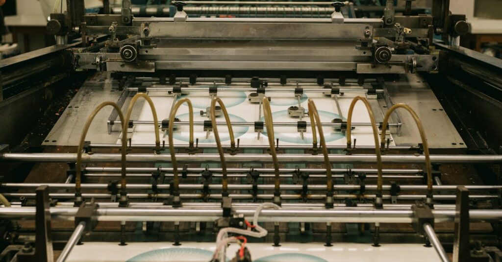 industrial printing press