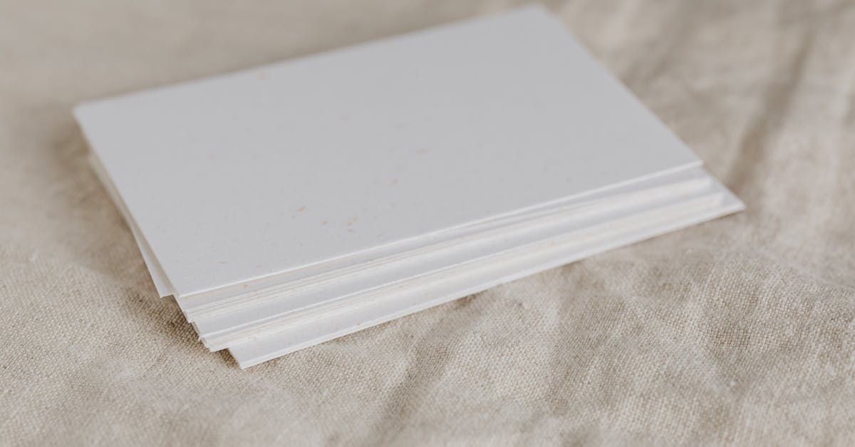 blank paper sheets stack