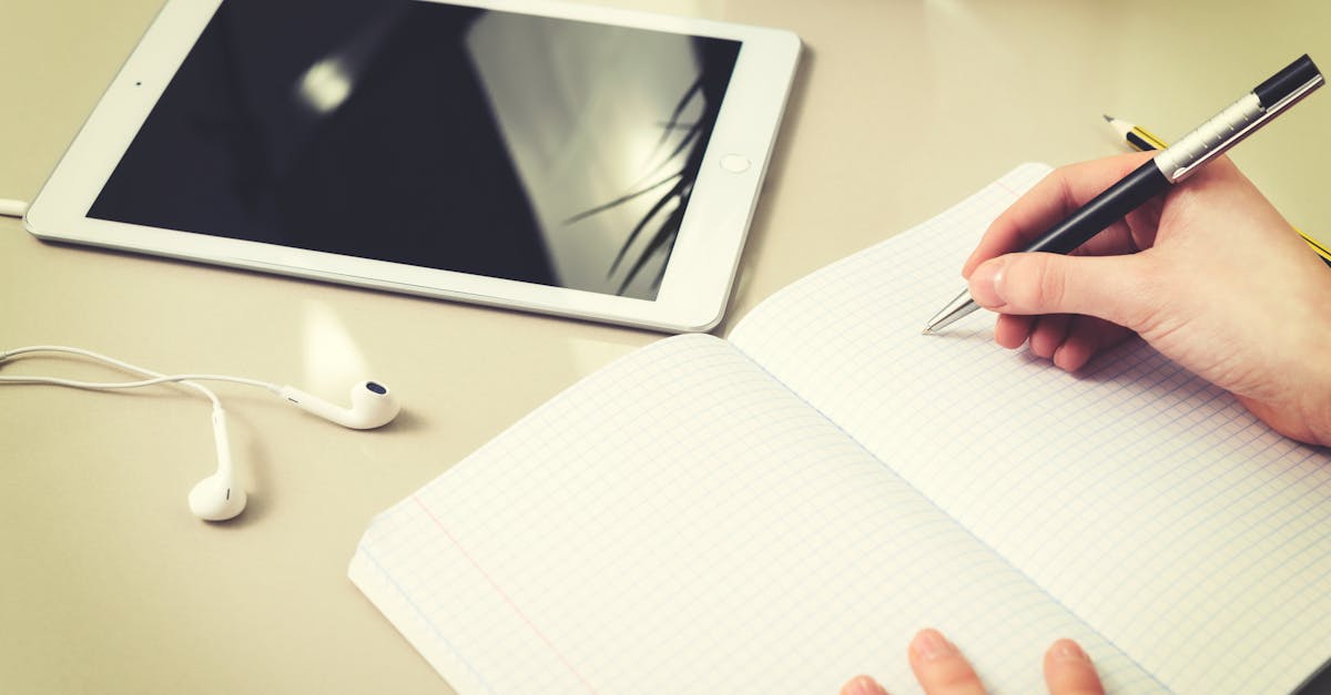 digital tablet paper notebook comparison