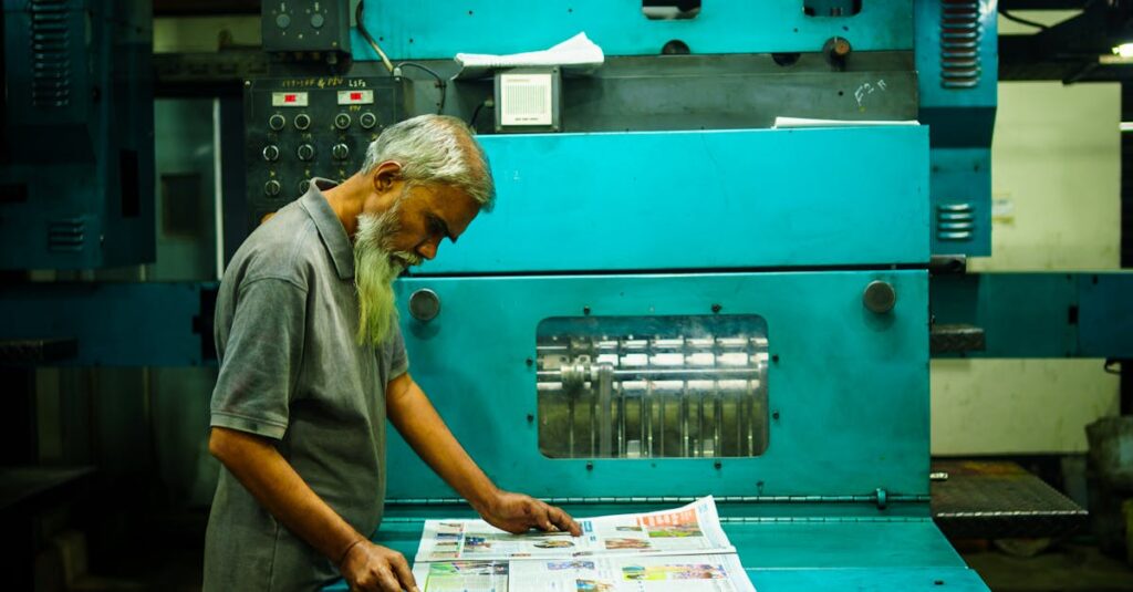 notebook printing press