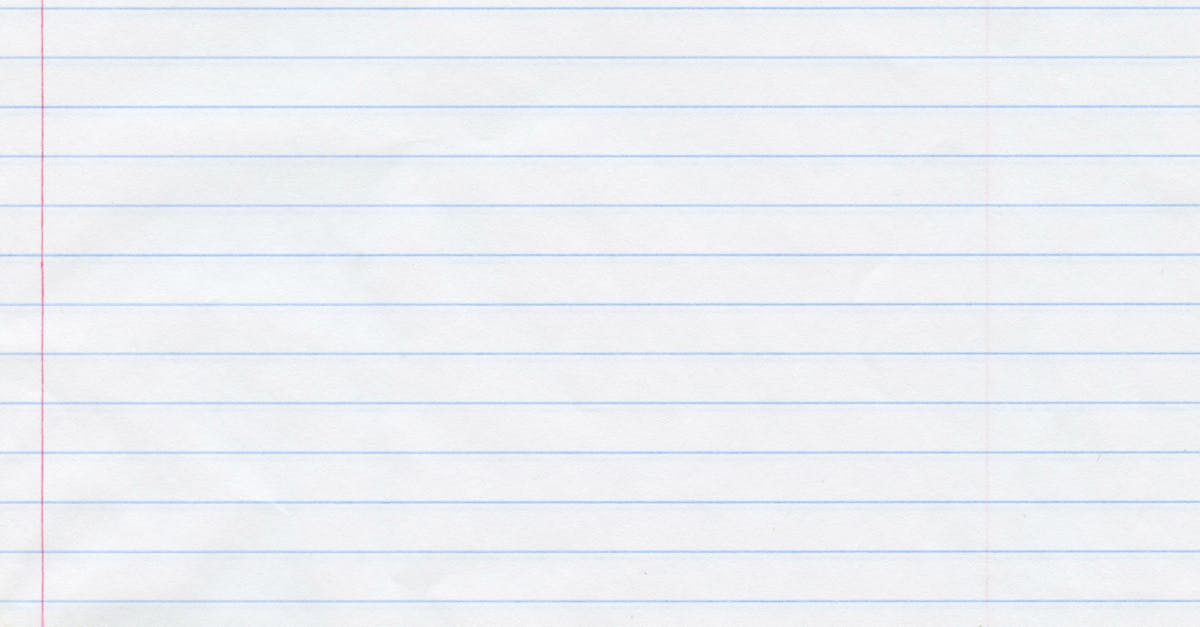 notebook paper test