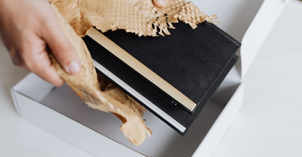 notebook packaging boxes printing