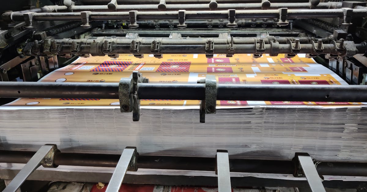 notebook factory printing press