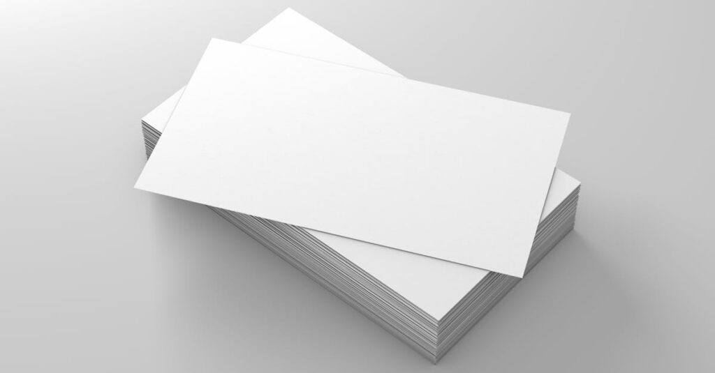 business card printing press