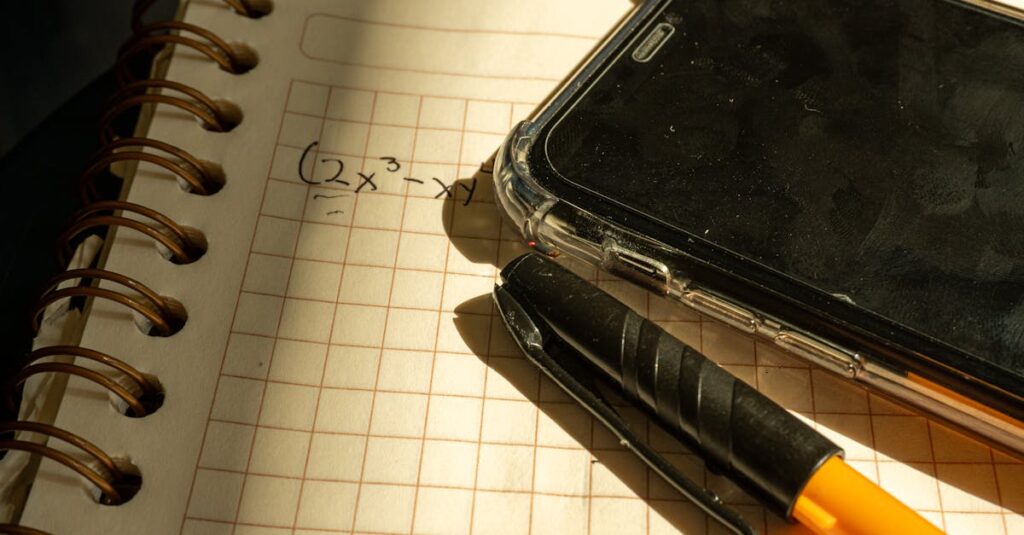 math notebook graph paper