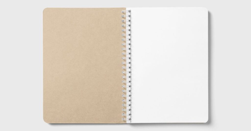 spiral diary notebook