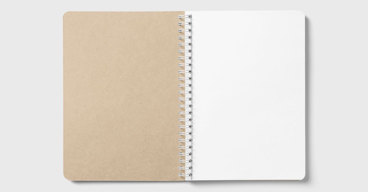 spiral diary notebook