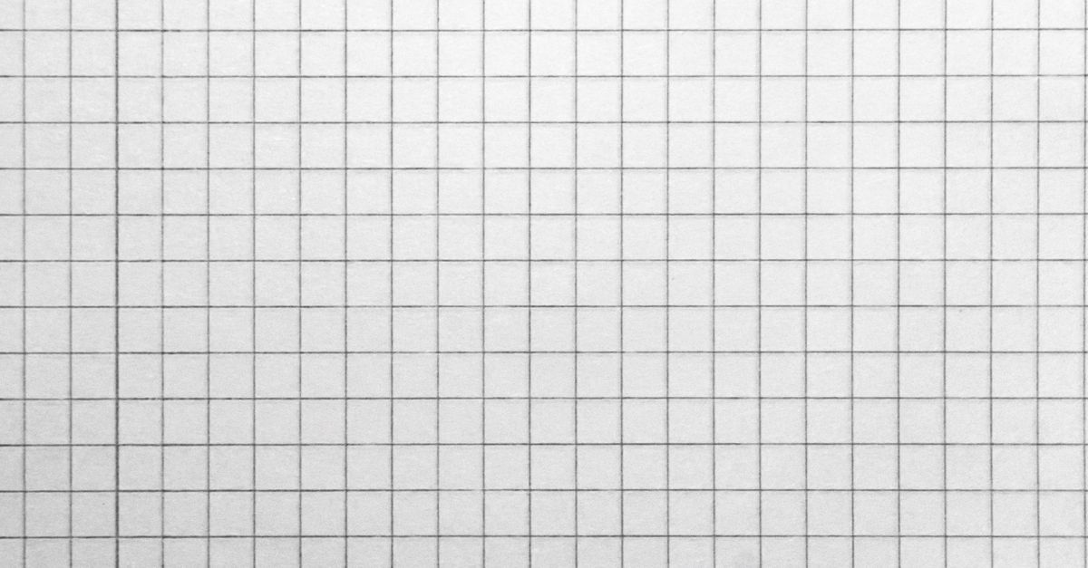 square grid notebook close up