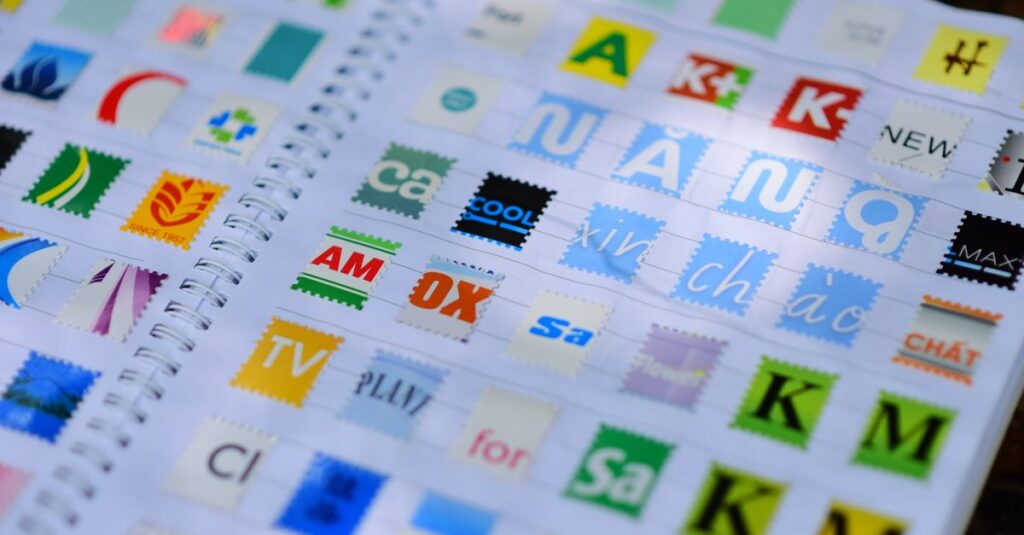 printing type notebook