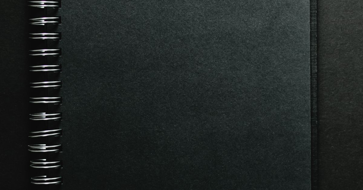 thesis binding notebook