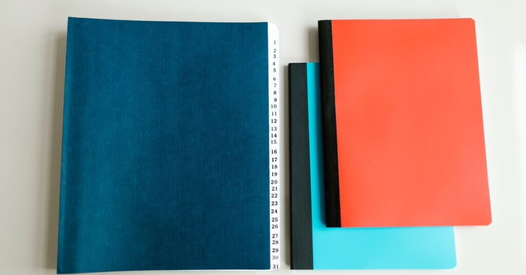 A4 notebook dimensions
