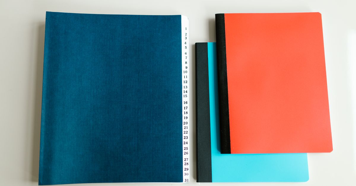A4 notebook dimensions