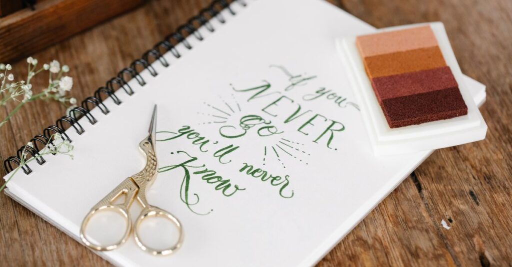 square notebook booklet