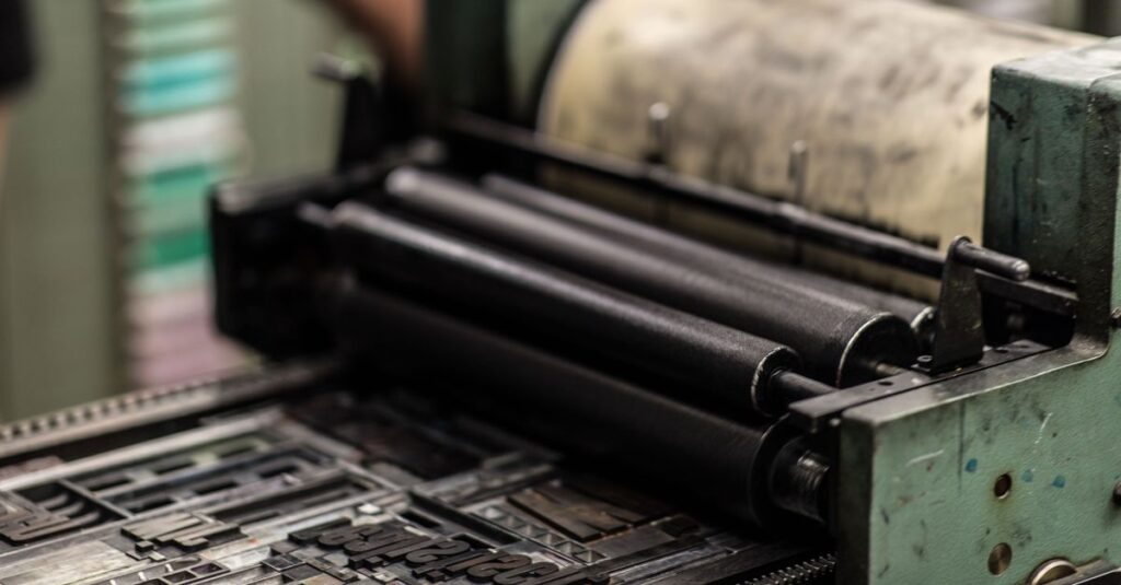 certificate printing press