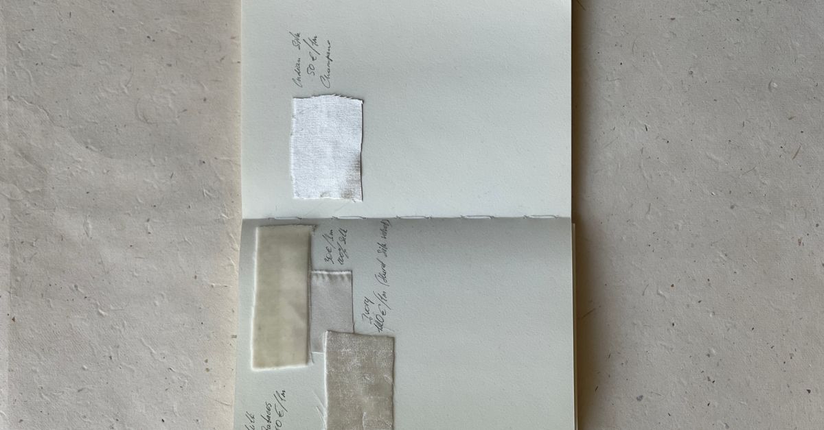 notebook cover material sample