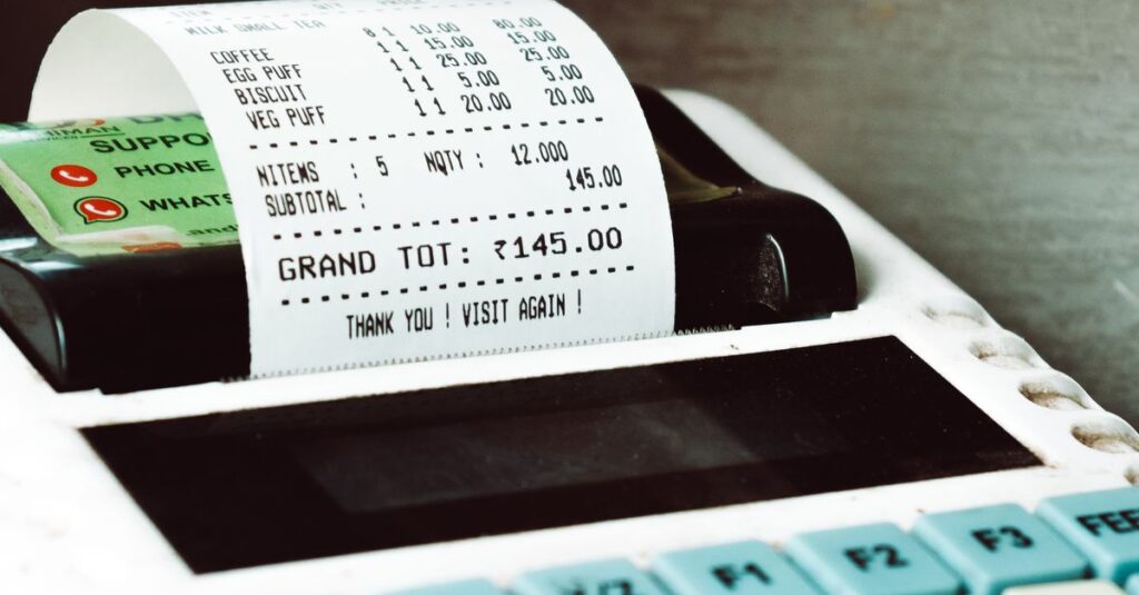 bill printing machine