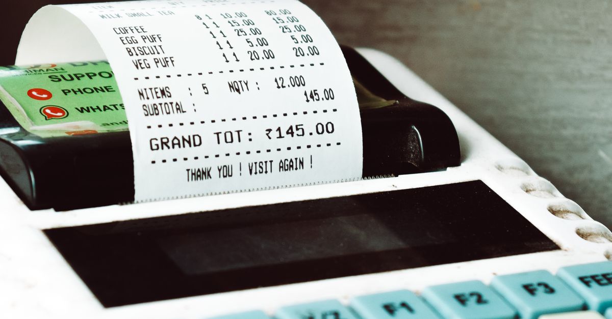 bill printing machine