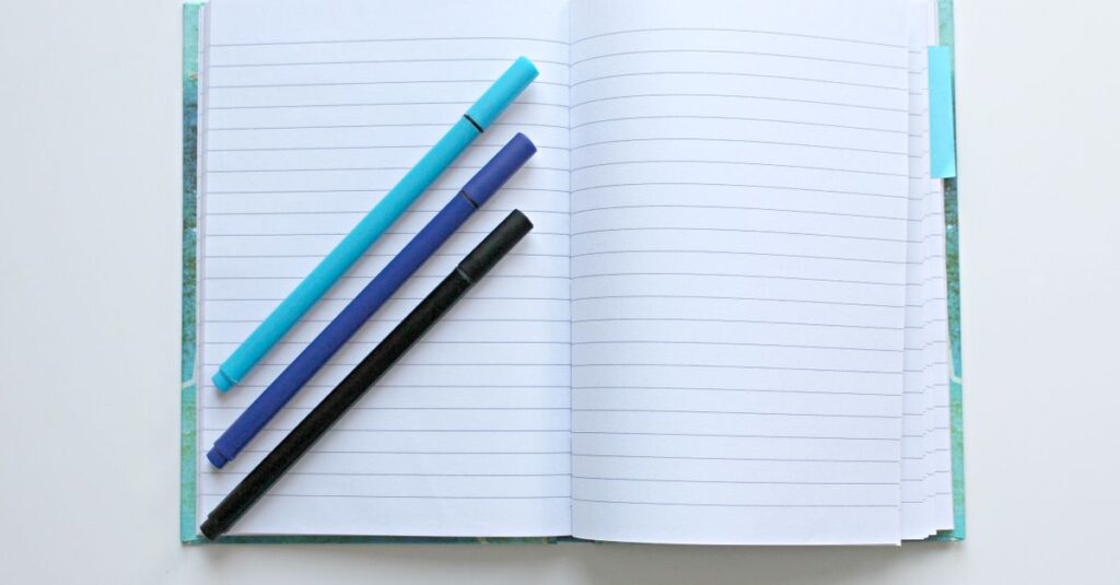 notebook binding pages