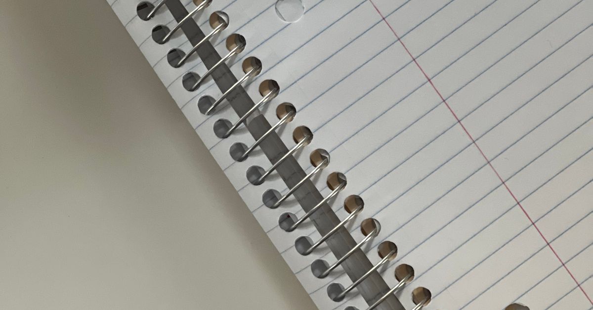 spiral notebook with dividers
