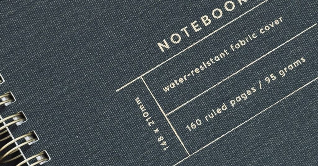 a5 ruled notebook