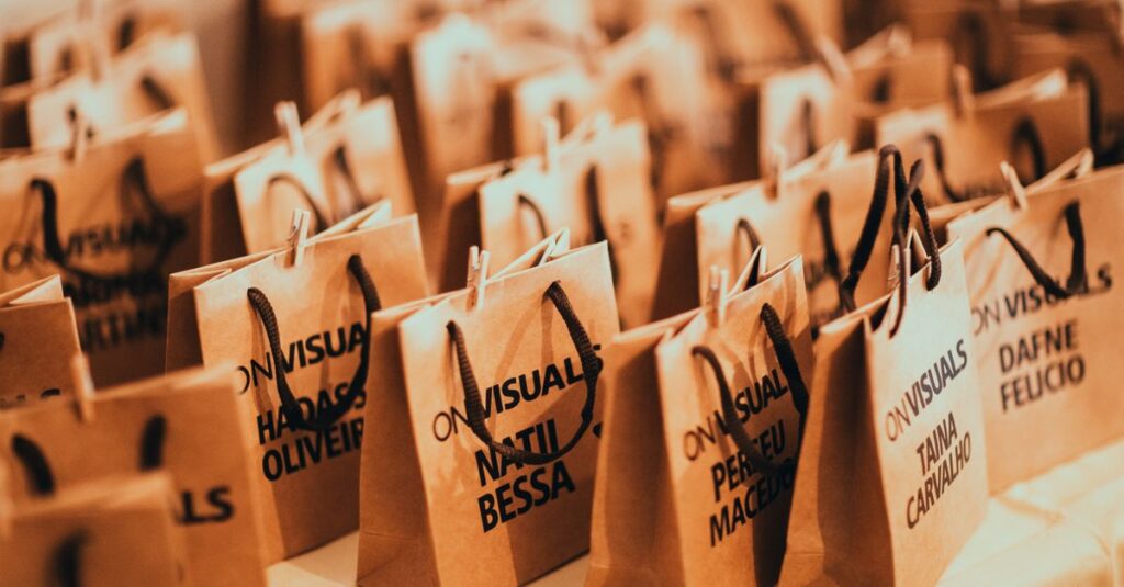 custom printed bags bulk