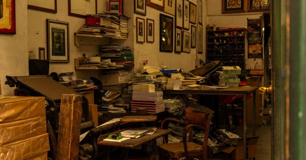 printing shop interior