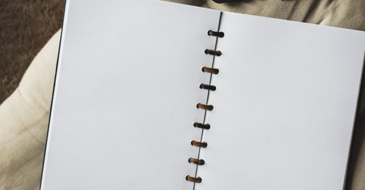 art journal diary open