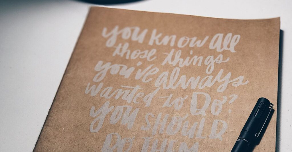 notebook cover closeup