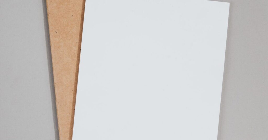 printed cardboard sheets