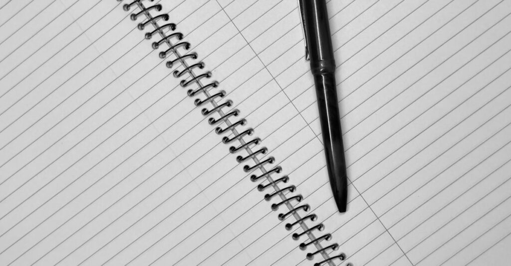 120 pages notebook