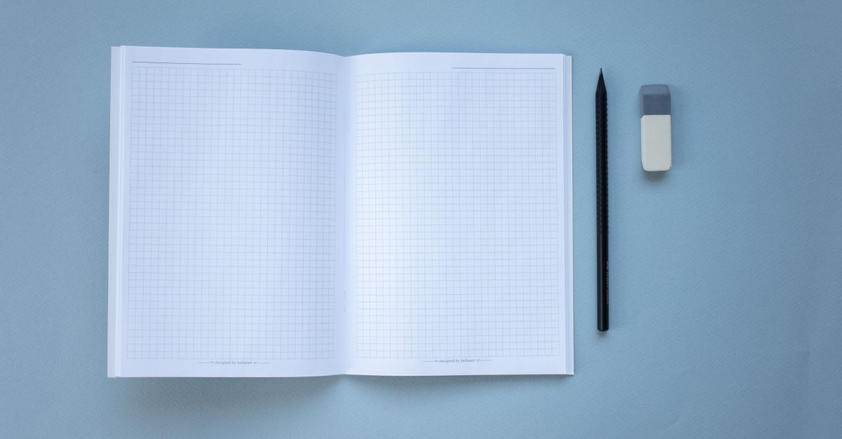 a5 notebook open