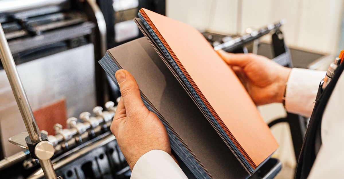notebook printing press
