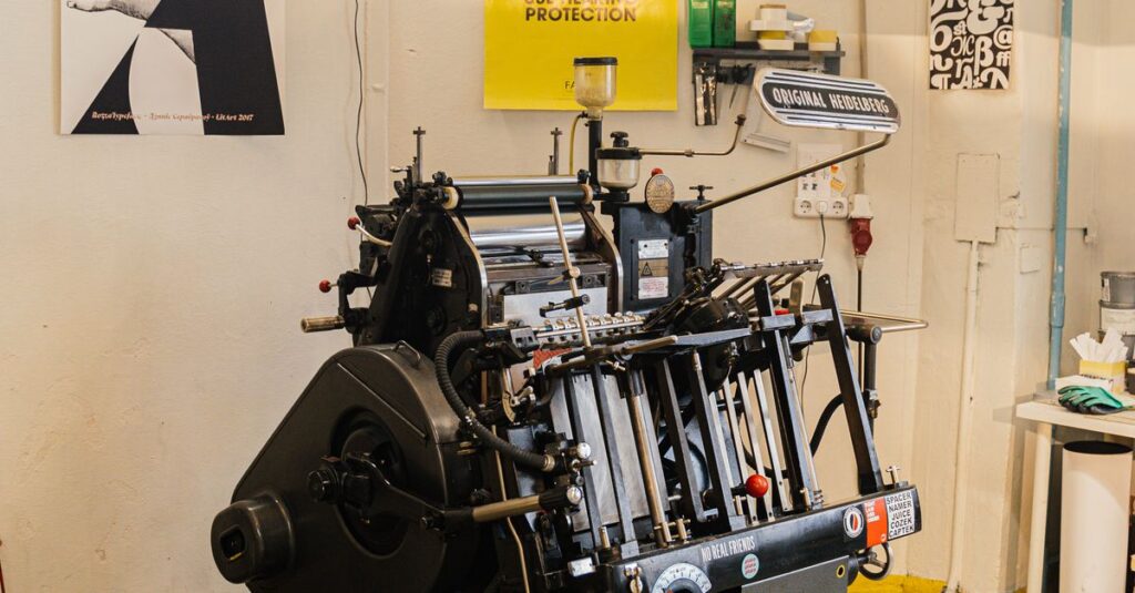 notebook printing press