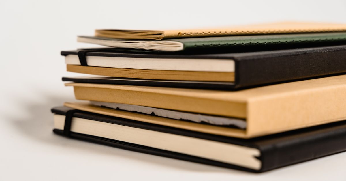 300 page notebooks stacked