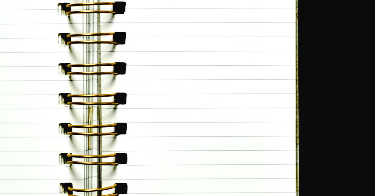 classmate plain notebook open