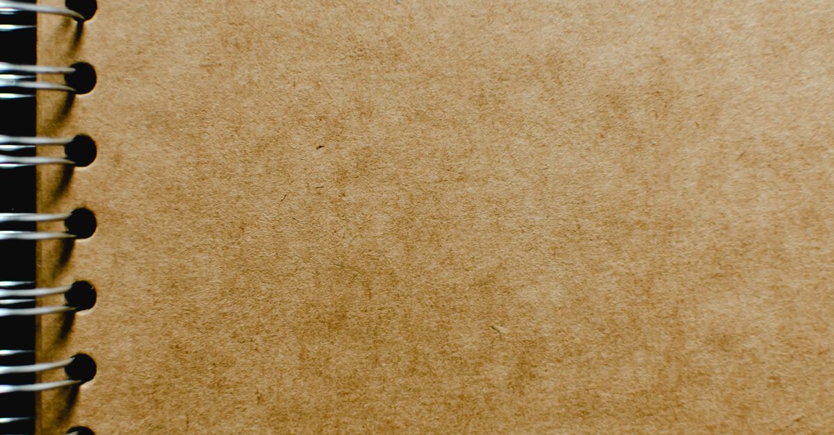 cardboard cover notebook