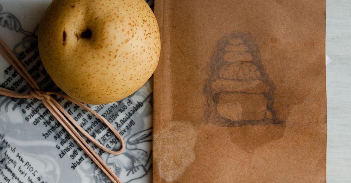 brown paper notebook closeup