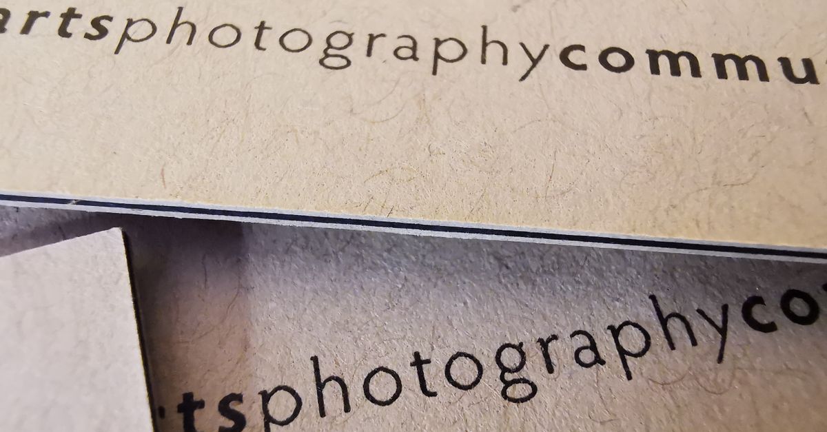 business card paper sample