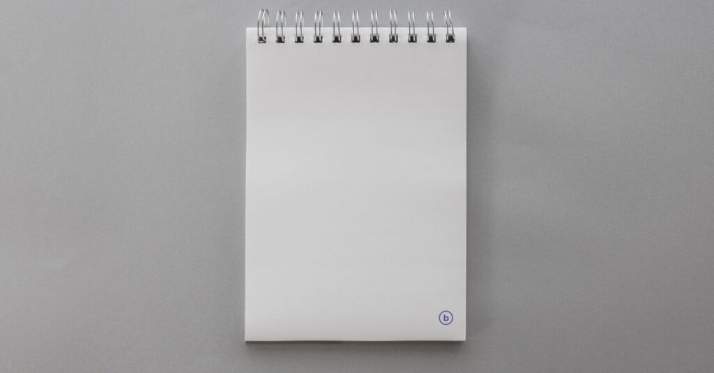 a5 spiral notepad