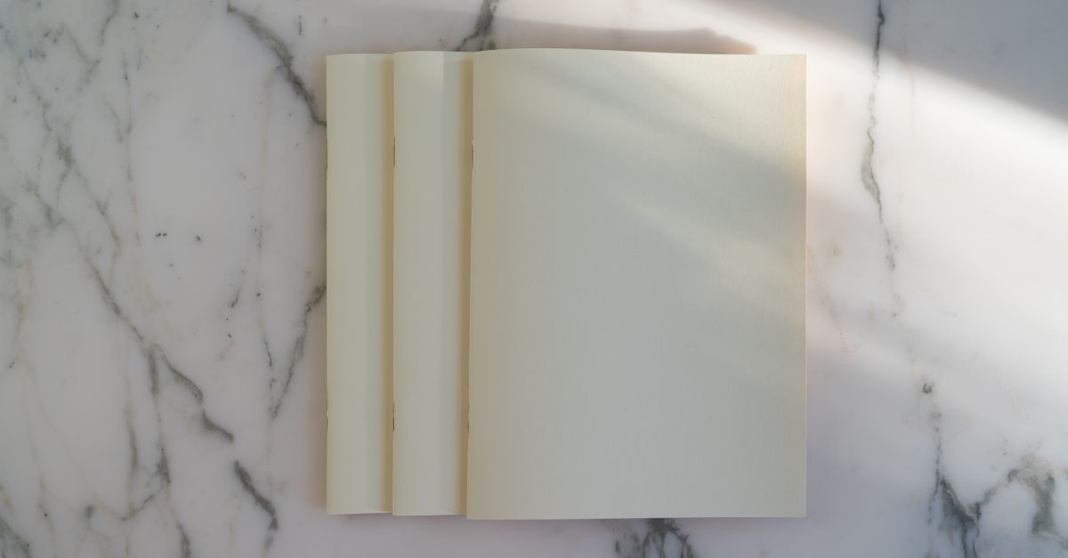 a4 blank notebook